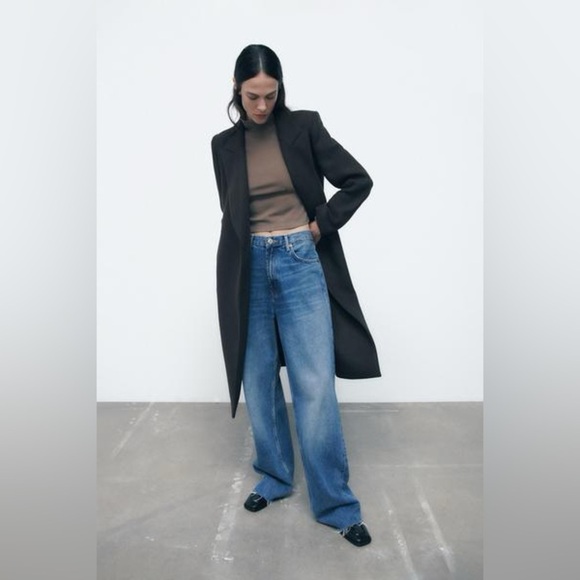 Zara Brown Cropped Mockneck/Turtleneck Sweater - Picture 4 of 4